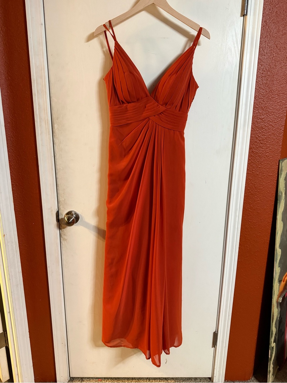Azazie Bridesmaids Dress in Paprika